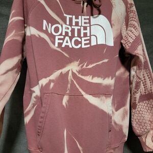 The North Face Pink Tie-Dye Logo Hoodie